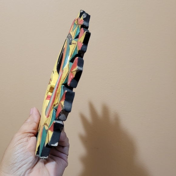 Vintage Celestial Sun and Moon Star Shooting Star Mirror Hand Painted - Picture 3 of 4